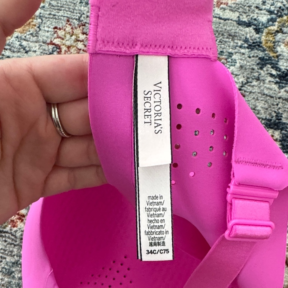 Victoria's Secret Vibrant Pink Sports Bra - Picture 3 of 3